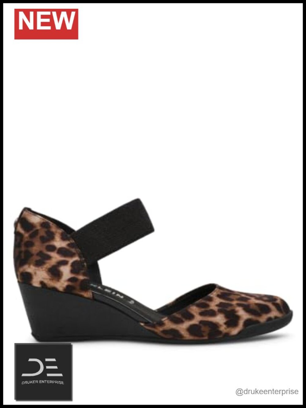 Anne Klein Tiffany Wedge Pump Women's Elegant Dress Shoe Backstrap Rubber Sole